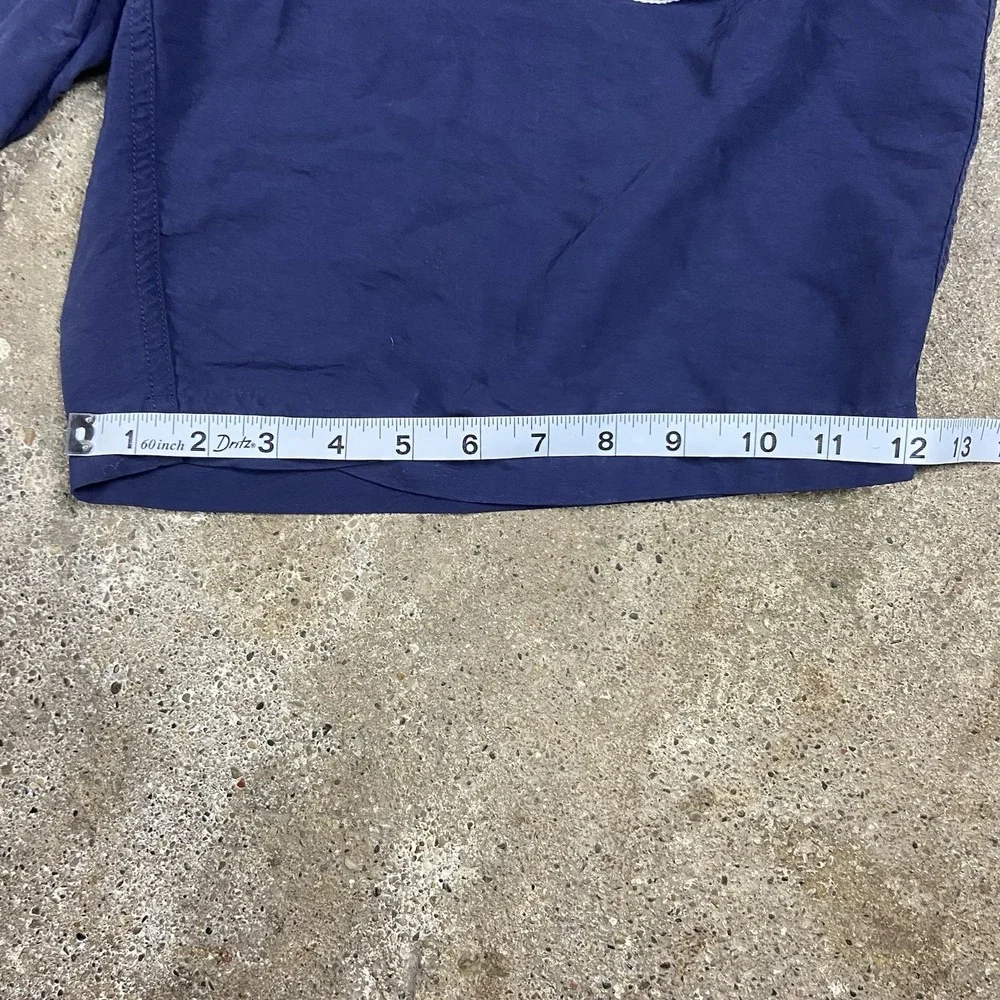 Vintage 90s Polo Sport Swim Trunks Size Large Navy Blue Flag Logo Outdoor Wear